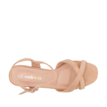 Sandalias de tacón Astrid para mujer color nude