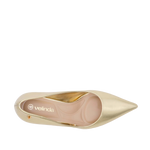 Tacones Pauli para mujer color dorado