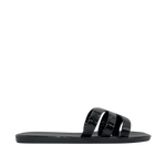 Sandalias flats Sirena para mujer color negro