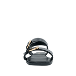 Sandalias flats Savile para mujer color negro