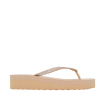 Sandalias flats Milana para mujer color nude