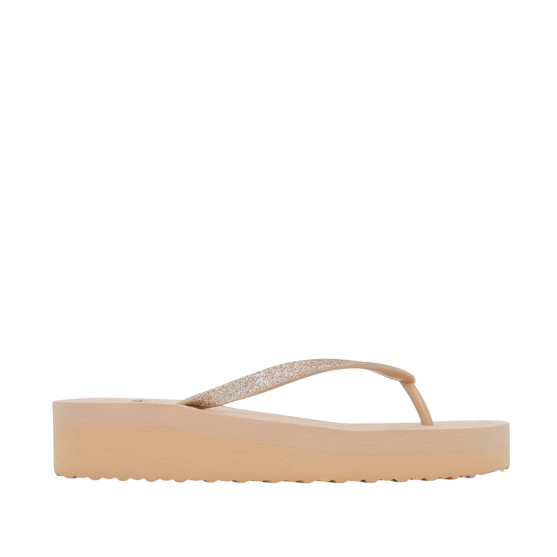 Sandalias flats Milana para mujer color nude