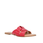 Sandalias flats Marcela para mujer color rojo