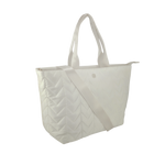 Cartera tote Giselle para mujer color hueso