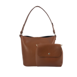 Cartera crossbody Louisse para mujer color tan