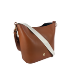 Cartera crossbody Louisse para mujer color tan