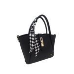 Cartera satchel Cammie para mujer color negro