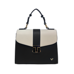 Cartera satchel Alessia para mujer color negro