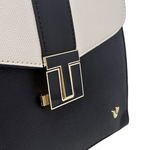 Cartera satchel Alessia para mujer color negro