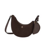Cartera crossbody Arianna para mujer color chocolate