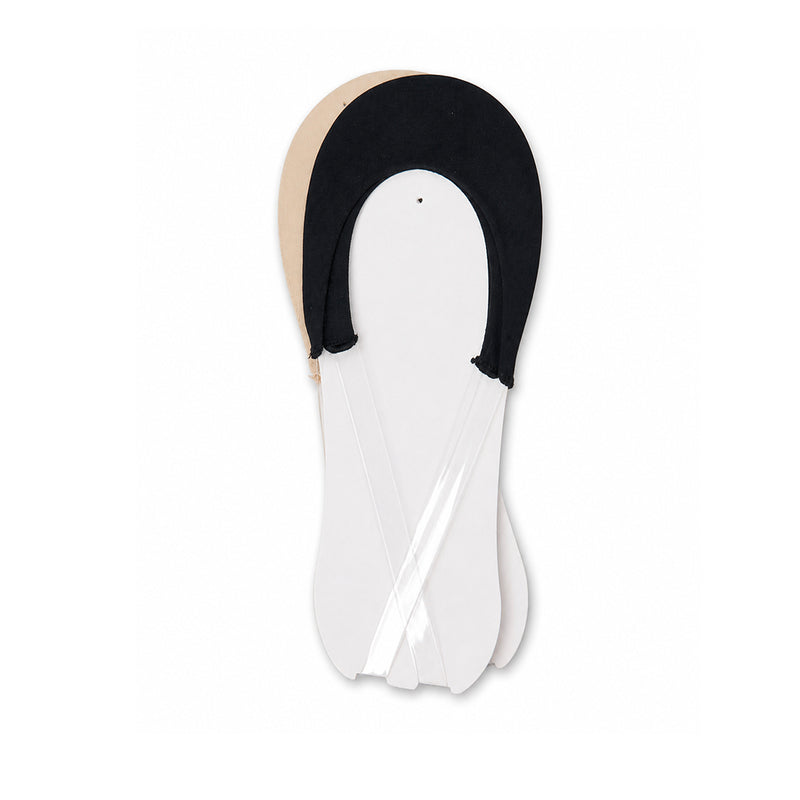 Punteras Talon unisex color negro y beige