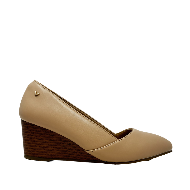 Cuñas Sara para mujer color nude