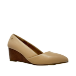 Cuñas Sara para mujer color nude