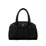 Cartera satchel Lari para mujer color negro
