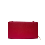Cartera crossbody Salmi para mujer color rojo