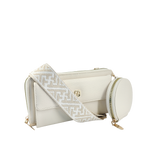 Cartera crossbody Salmi para mujer color hueso
