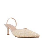 Tacones Gina para mujer color hueso