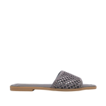 Sandalias flats Alma para mujer color gris