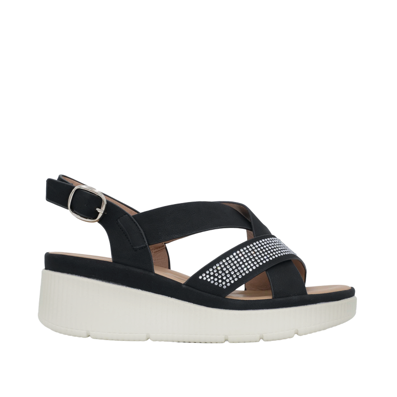 Sandalias Pauli para mujer color negro