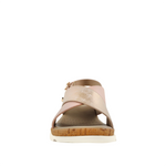 Sandalias de cuña Pamela para mujer color blush