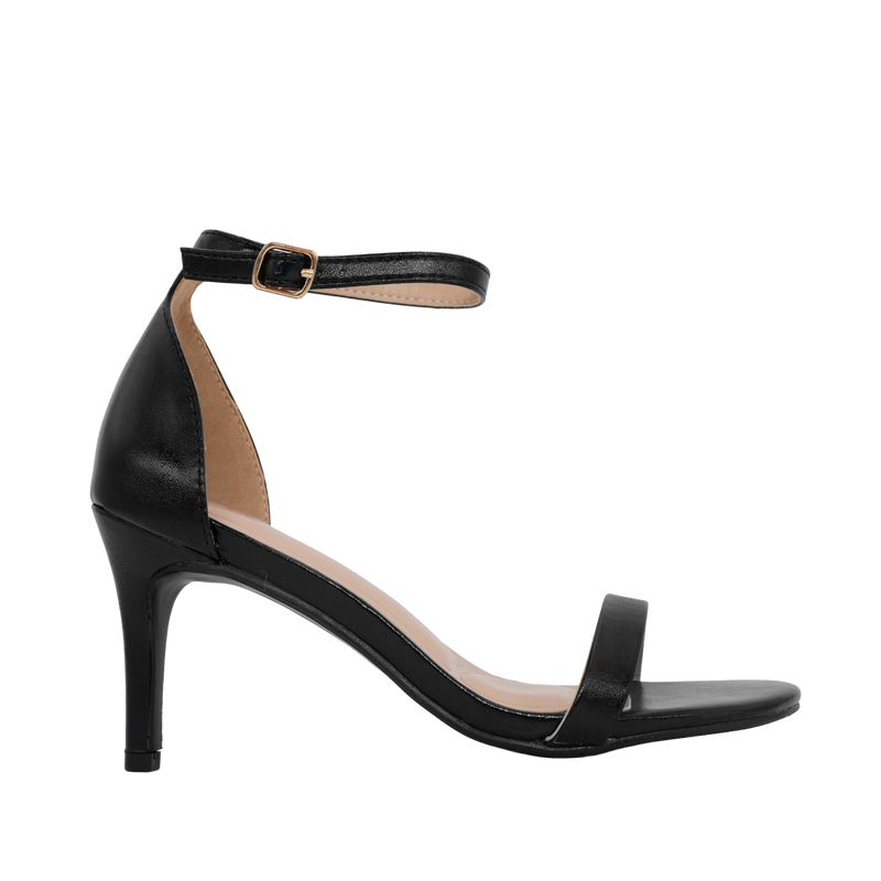 Sandalias de tacón Carola para mujer color negro
