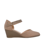 Cuñas Amelia para mujer color taupe