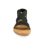 Sandalias flat Annamir negrol para Mujer