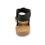 Sandalias flat Annamir negrol para Mujer